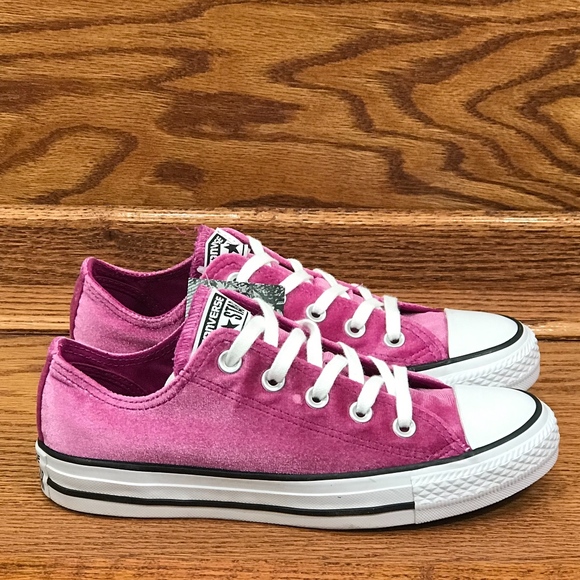 Converse Shoes Converse All Star Velvet Ox Pink Sapphire Converse Shoes Converse All Star Velvet Ox Pink Sapphire